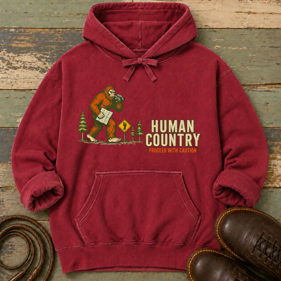 Human Country. Proceed with Caution — Hoodie