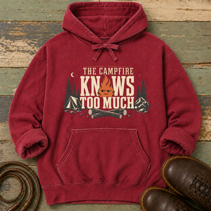 The Campfire Knows Too Much — Hoodie