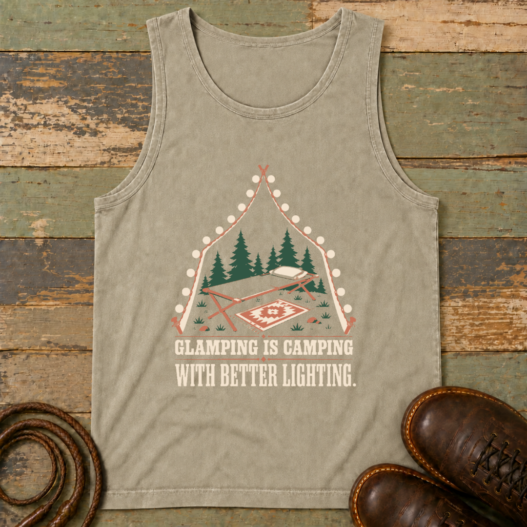Glamping Is Better with Better Lighting — Tank Top