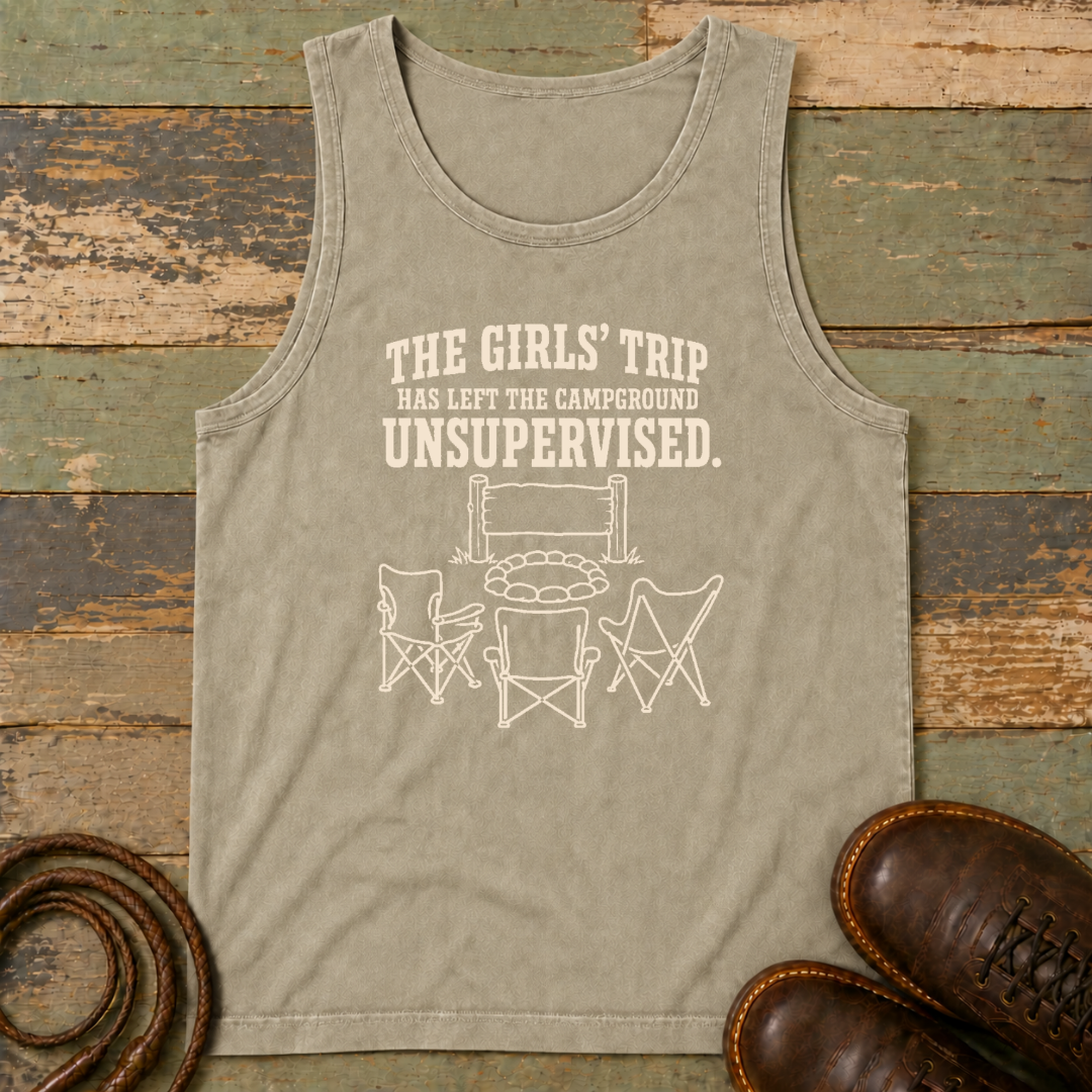 The Girls' Trip Has Left the Campground Unsupervised — Tank Top