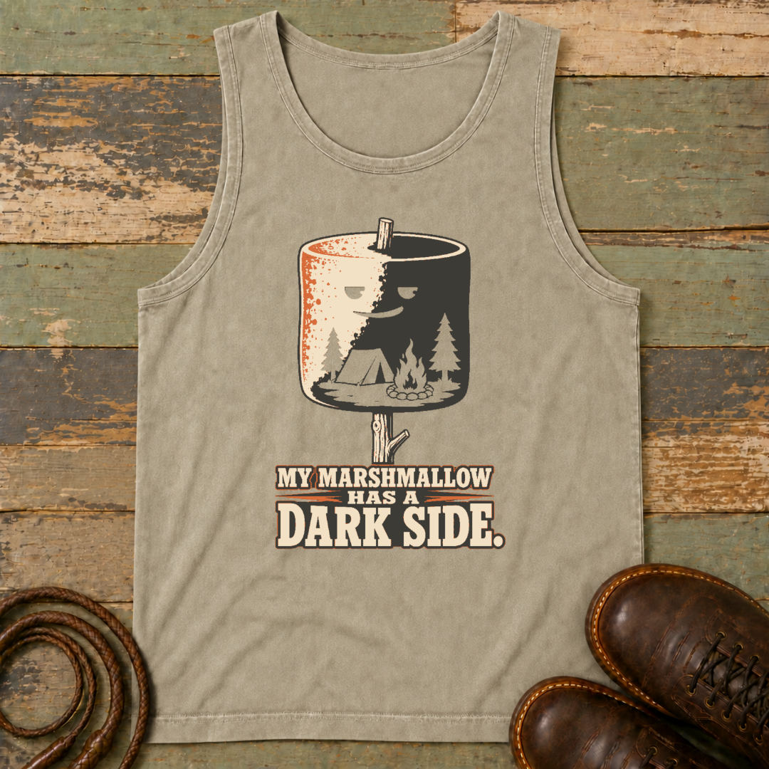 My Marshmallow Has a Dark Side — Tank Top
