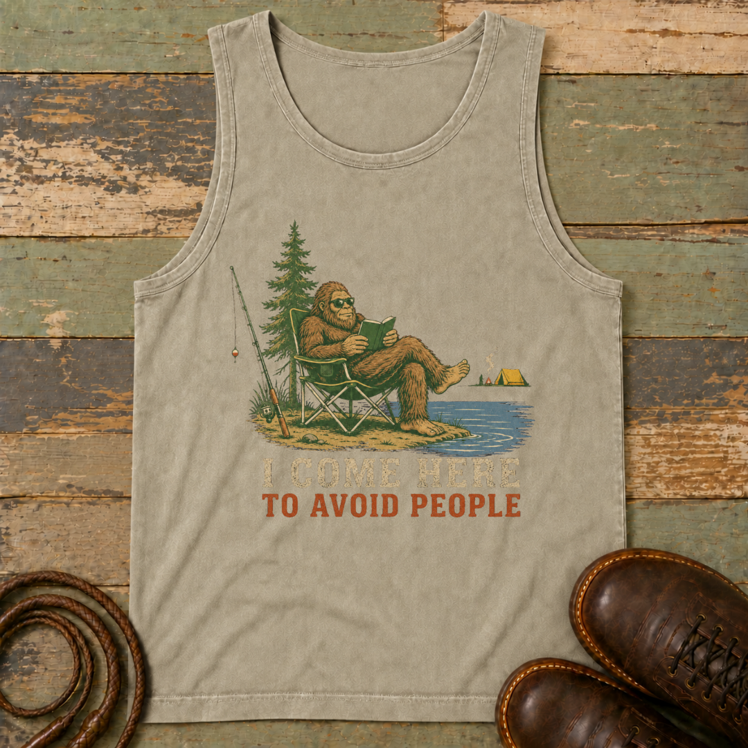 I Come Here to Avoid People — Tank Top