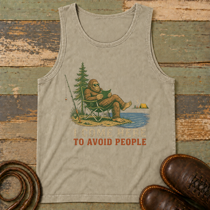 I Come Here to Avoid People — Tank Top