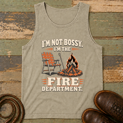 I'm Not Bossy, I'm the Fire Department — Tank Top