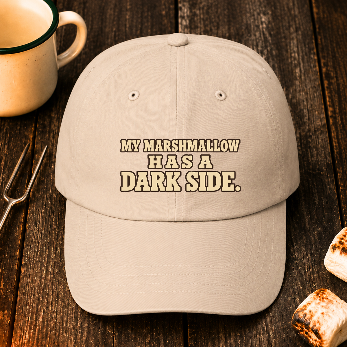 My Marshmallow Has a Dark Side — Hat