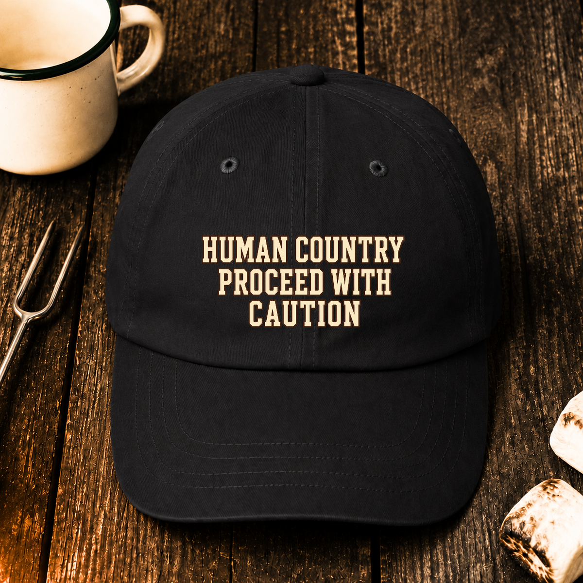 Human Country. Proceed with Caution — Hat