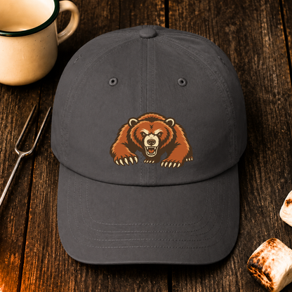 Angry Bear Charging — Hat