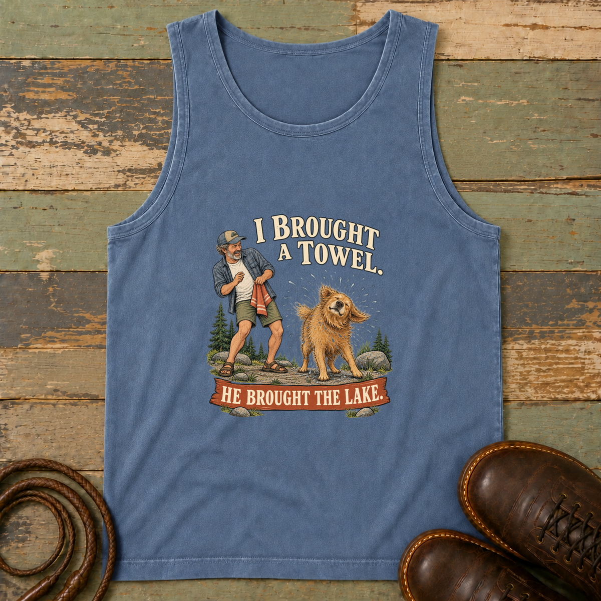 studio|QO-0037|tanktop|Blue Jean