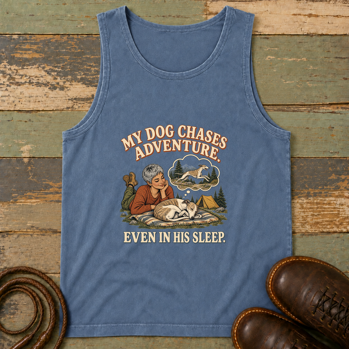 studio|QO-0041|tanktop|Blue Jean