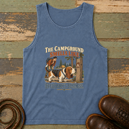 studio|QO-0043|tanktop|Blue Jean