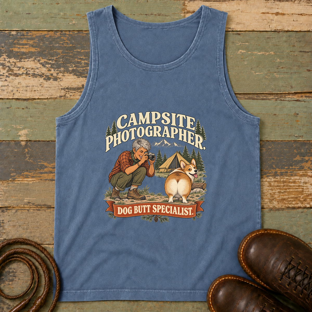 studio|QO-0047|tanktop|Blue Jean