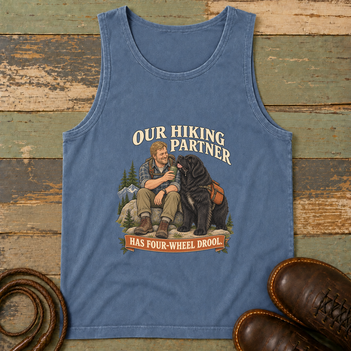 studio|QO-0051|tanktop|Blue Jean