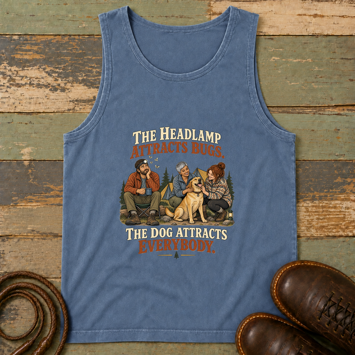 studio|QO-0052|tanktop|Blue Jean