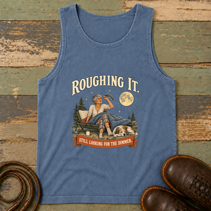 studio|QO-0056|tanktop|Blue Jean