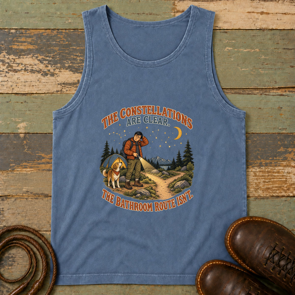 studio|QO-0058|tanktop|Blue Jean
