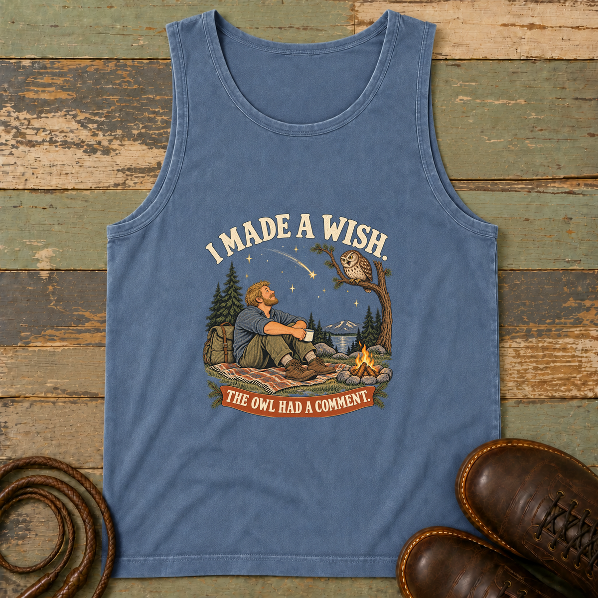 studio|QO-0061|tanktop|Blue Jean