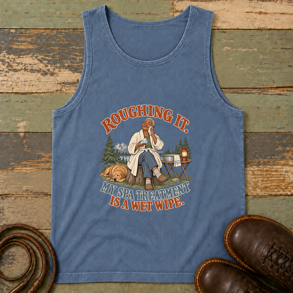 studio|QO-0063|tanktop|Blue Jean