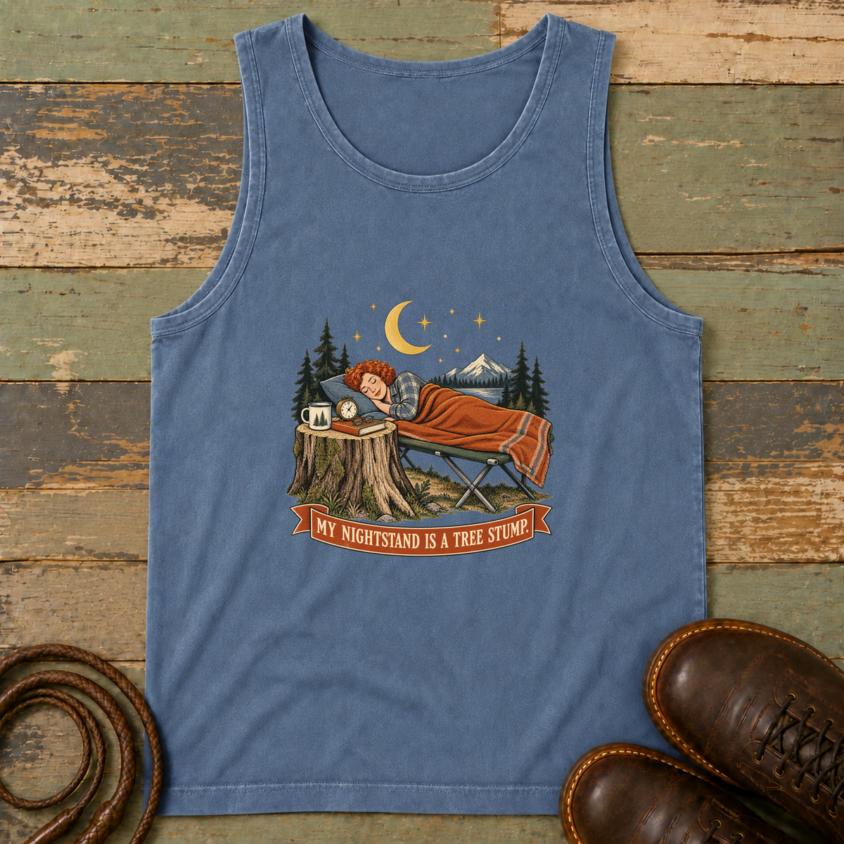 studio|QO-0071|tanktop|Blue Jean