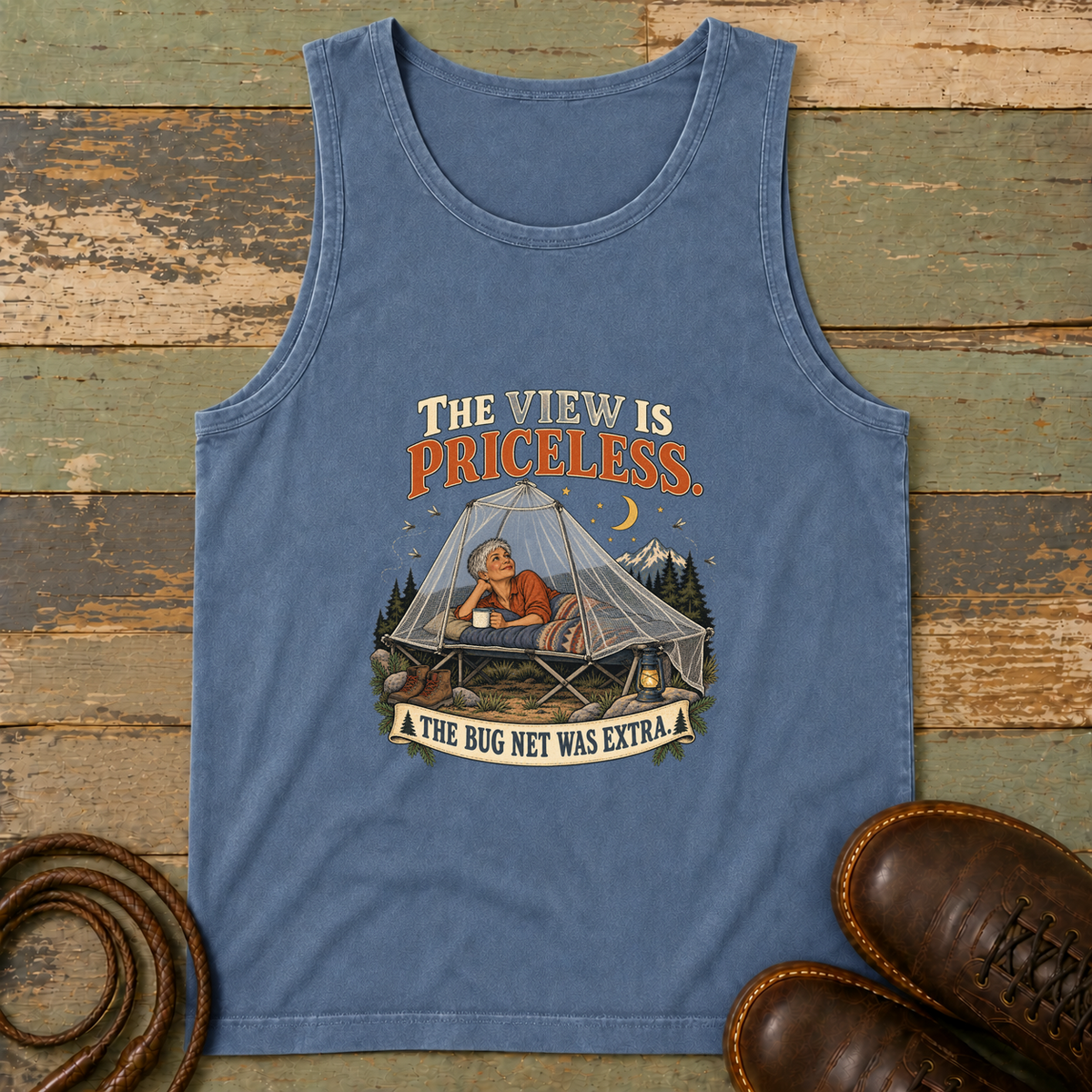 studio|QO-0073|tanktop|Blue Jean