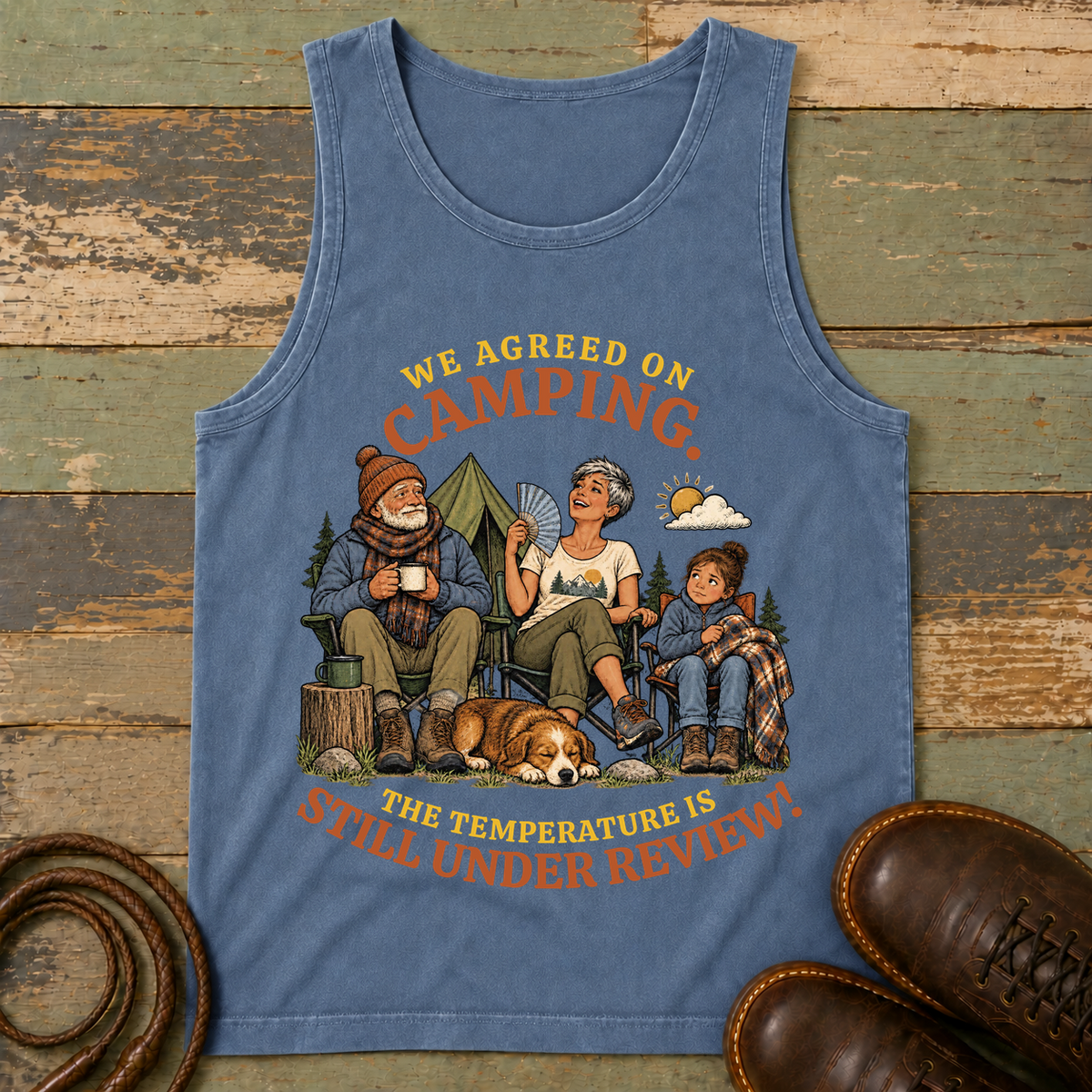 studio|QO-0077|tanktop|Blue Jean
