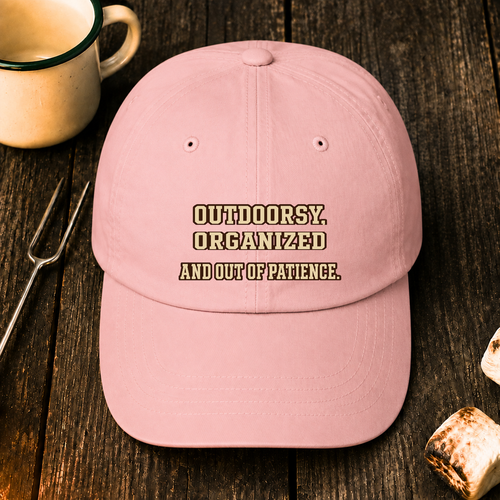 Outdoorsy Organized and out of Patience - pink