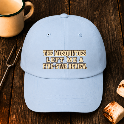 The Mosquitoes Left Me A Five Star Review. - light_blue